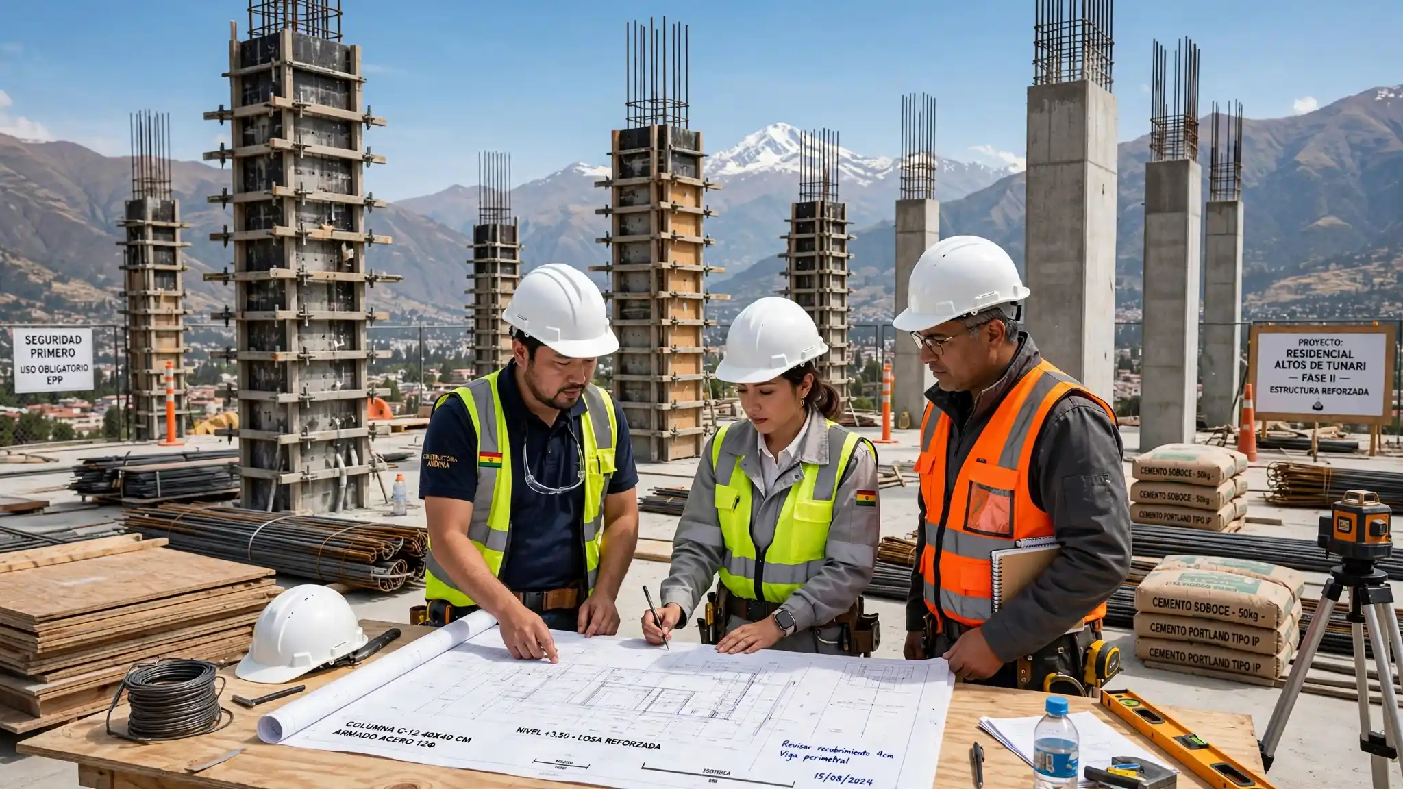 Construcción de Edificios de Gran Altura en Cochabamba por Constructora Cossline
